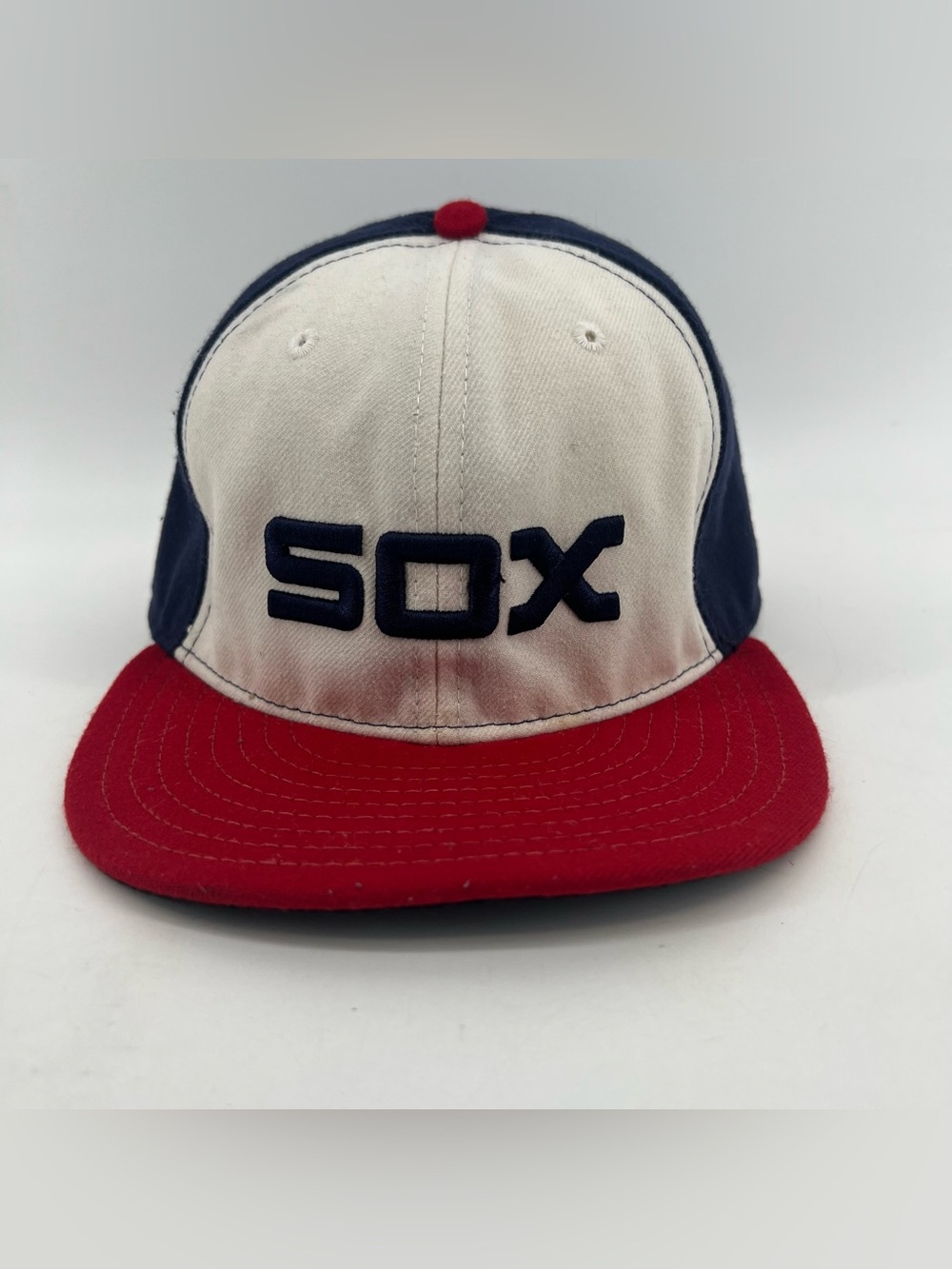 SOX Red, White & Navy Kids Snapback Hat